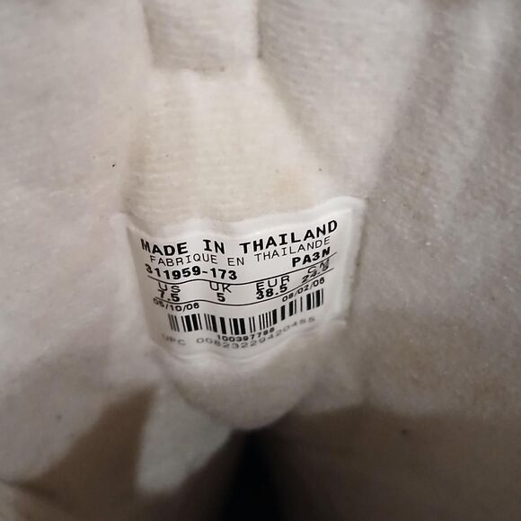 RARE Y2K retro grey suede Nike winter ski boots with faux fur trim size 7.5 - Picture 8 of 8